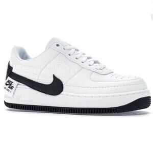 NIKE | Air Force 1 Jester XX White Black Sneakers Athletic Skater Shoes | Size 8
